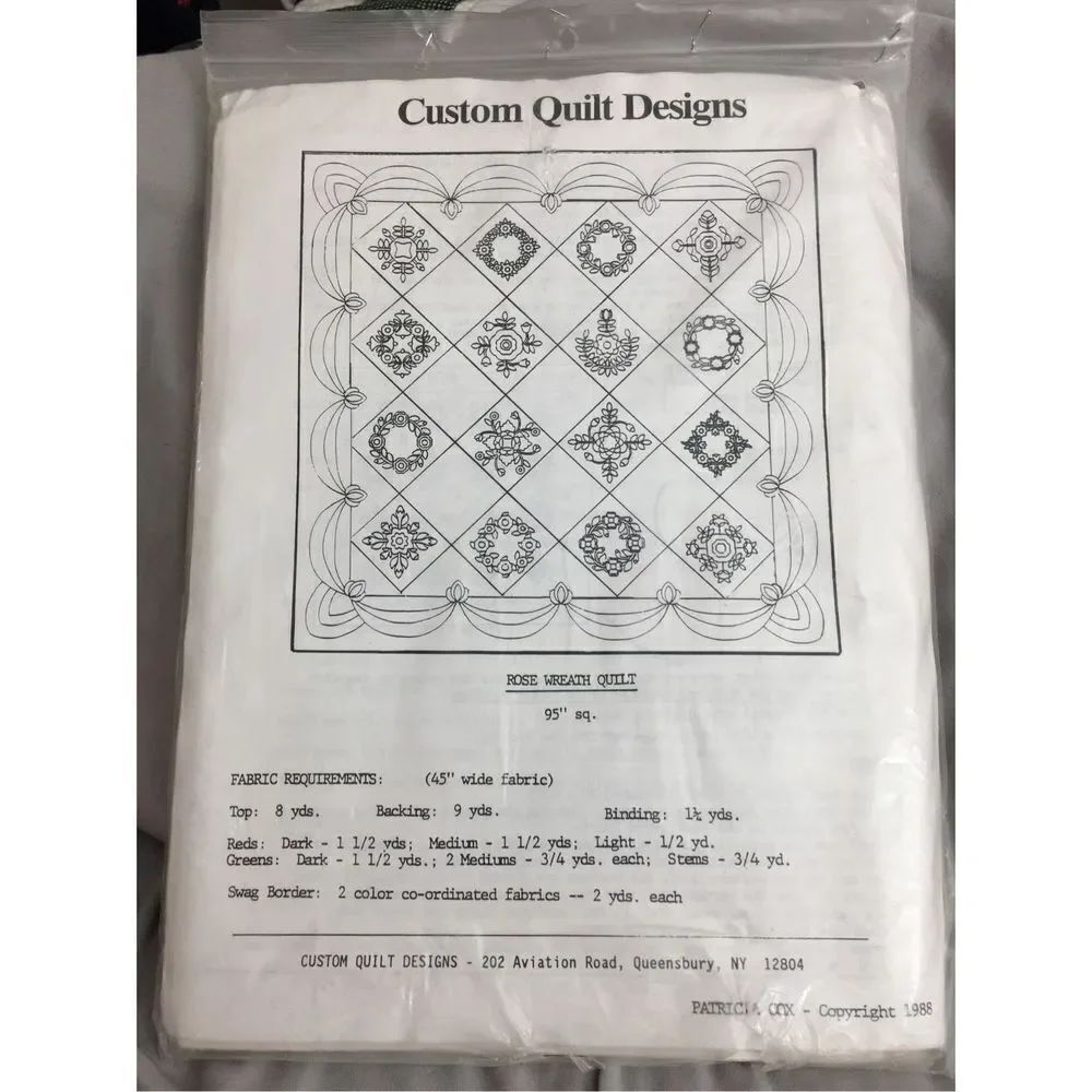 Vintage Custom Quilt Design Pattern - Picture 3 of 4